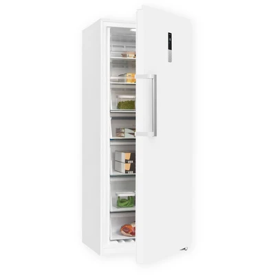 Abbildung von Exquisit Gefrierschrank GS380 NF H 050D inoxlook No Frost Nutzinhalt: 380 L Temperaturregelung Alarm