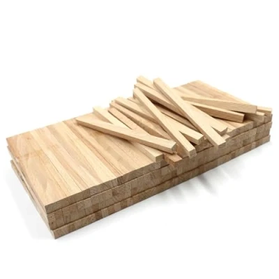 Abbildung von 80x Holzleiste 10x8mm Buche lose Bastelklötzchen zum Basteln Bastelstäbe (Buche 10x8mm)