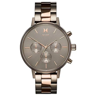 Abbildung von MVMT Analog Quarzuhr für Damen mit Roségoldfarbenes Edelstahlarmband D FC01 TIRG