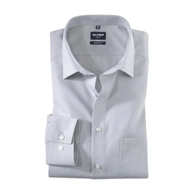 Abbildung von OLYMP Luxor slim line Chambray 0304/64/63, Größe 41, Farbe Hellgrau