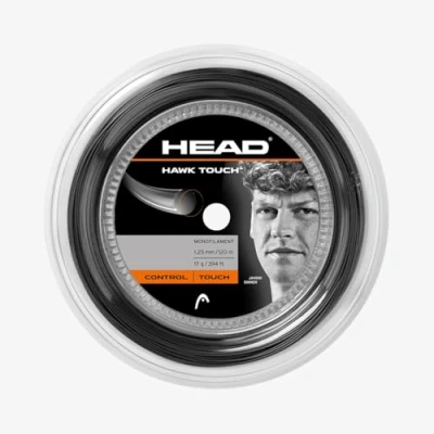 Abbildung von HEAD Unisex Erwachsene Hawk Touch Rolle 120 Tennis Saite, Anthracite, 18