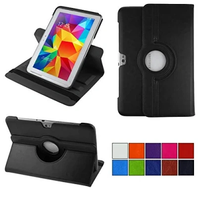 Abbildung von COOVY® 2.0 Cover für Samsung Galaxy Note 10.1 GT N8000 N8010 N8020 Rotation 360 Smart Hülle Tasche Etui Case Schutz Ständer schwarz