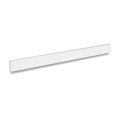 Abbildung von MAUL Klemmleiste MAULgrip 100 x 5 cm Wandklemmleiste aus Aluminium zum Anbringen von Zeichnungen, Pläne, Fotos oder Poster Organizer für Büro, Werkstatt und Flur Weiß