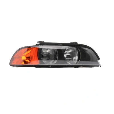 Abbildung von TYC 20 0379 05 2 Scheinwerfer rechts HB3, H7 gelb mit Elektromotor, Lampenträger BMW: 5 Saloon, Touring