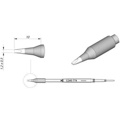 Abbildung von JBC C245774 Lötspitze für T245