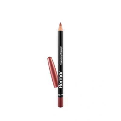 Abbildung von Flormar Waterproof Lipliner 202 Soft Pink Brown Wasserfester &amp; Langanhaltender Lippenkonturenstift