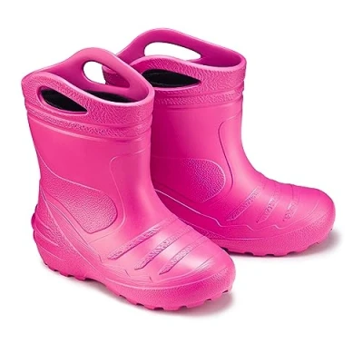 Abbildung von ESTRO Kinder Gummistiefel Mädchen Gefüttert Regenstiefel Leicht Regenschuhe Jungen K051 (30 EU, Rosa)