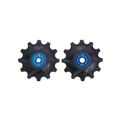 Abbildung von BBB Cycling Schaltrollen 12 T Kasette 11 Fach Schaltwerk SRAM Kompatibel Abgedichtete Lager RollerBoys BDP 06, Schwarz