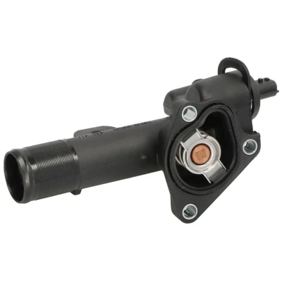 Abbildung von THERMOTEC D21004TT Kühlwasserthermostat 83C mit Dichtung Sensor Kunststoff Gehäuse RENAULT: CLIO 4 Kasten, MEGANE 3, 3