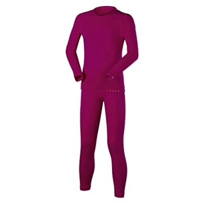 Abbildung von FALKE Unisex Kinder Baselayer Set Maximum Warm K UW Funktionsmaterial schnelltrocknend 1 Stück, Pink (Berry 8284), 158 164