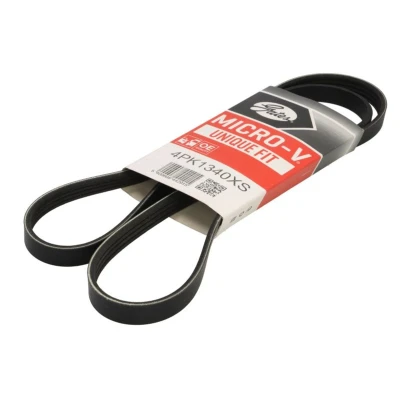 Abbildung von GATES 4PK1340XS Keilrippenriemen 1341 4 Aramide, EPDM (Ethylen Propylen Dien Kautschuk) FORD USA: Mustang Mk6 Coupe