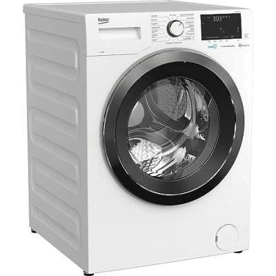 Abbildung von Beko WYA81643LE1 Waschmaschine/weißes LC Display mit Startzeitvorwahl 0 24 h/Restzeitanzeige und Schleuderwahl/ 8 kg / Energieklasse C