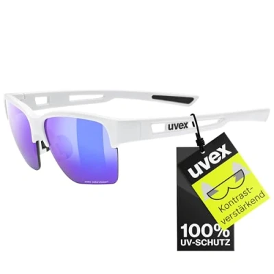 Abbildung von uvex sportstyle 805 CV Outdoorbrille für Damen und Herren verspiegelt konstraststeigernd white/plasma daily one size