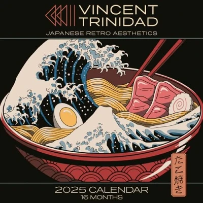 Abbildung von Vincent Trinidad 2025 30X30 Broschürenkalender
