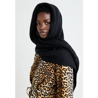 Abbildung von VERO MODA Vmcally Triangle Scarf Ga Noos Schal, Black/Detail:Black Melange, ONE Size