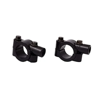 Abbildung von 2x Universal 7/8&quot;(22mm) Motorrad Lenkerhalterung Spiegel Halterungen Lenkerhalter Befestigungs Klemmen Schwarz