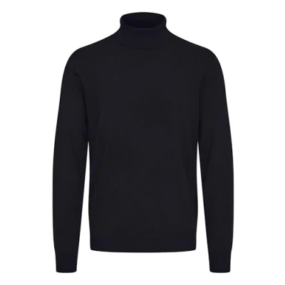 Abbildung von Blend BHBruton Herren Rollkragenpullover Strickpullover Feinstrick Pullover mit Rollkragen Rippbündchen Regular fit, Größe:L, Farbe:Black (194007)