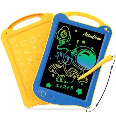 Abbildung von HOMESTEC AstroDraw Kinder Zeichentafeln, LCD Schreibtafel, Kinderspielzeug für 2 3 4 5 6 Jahre alte Jungen Mädchen Geschenke