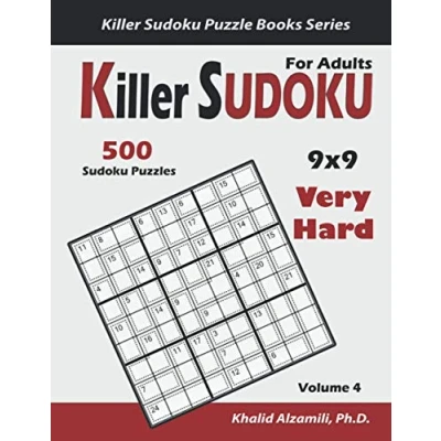 Abbildung von Killer Sudoku For Adults: 500 Very Hard (9x9) Puzzles : Keep Your Brain Young (Killer Puzzle Books Series, Band 4)