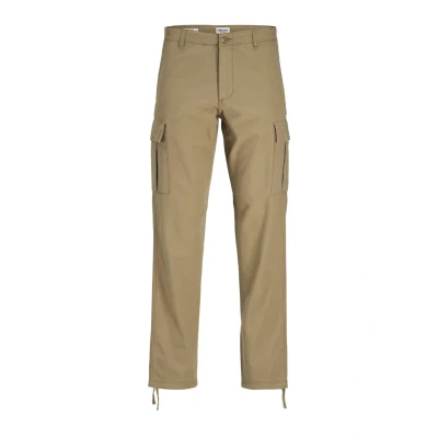 Abbildung von JACK &amp; JONES Herren Cargohose JPSTKANE JJBARKLEY Relaxed Fit S M L XL XXL, Größe:34W / 36L, Farbe:Elmwood 12258150