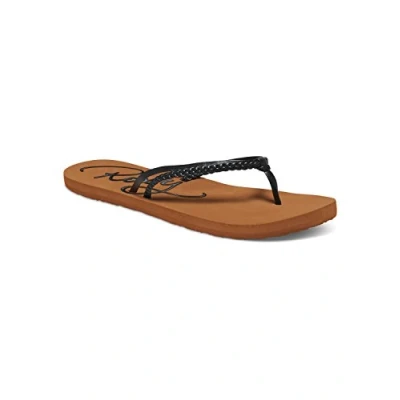 Abbildung von Roxy Cabo Flip Flops Damen Zehentrenner, Schwarz (Black), 38 EU