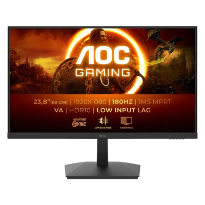 Abbildung von AOC Gaming 24G15N2 27 Zoll FHD Monitor, 180 Hz, 1ms, AdaptiveSync (1920x1080, 2X HDMI, DisplayPort) schwarz