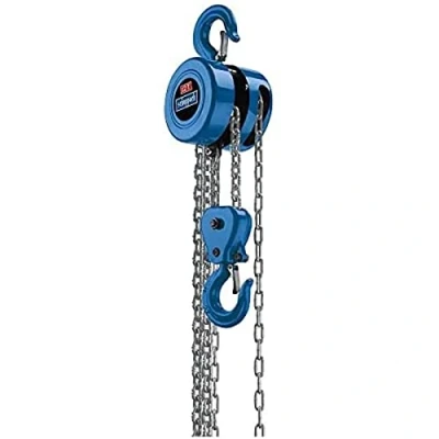 Abbildung von Scheppach Kettenzug CB02 Flaschenzug Seilzug (Tragkraft 2000 Kg, Hubhöhe 3000 mm, Lasthaken mit Sicherheitsbügel, lange Bedienkette) Hebezug ideal für die Baustelle, Garage oder Werkstatt