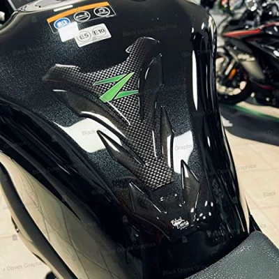 Abbildung von Tankpad aus Harz, kompatibel mit Motorrad Kawasaki Z750 Z1000 Z