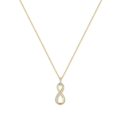 Abbildung von Elli Infinity Symbol Halskette goldcoloured, Damen, Größe: 45, Gold coloured