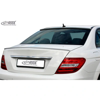 Abbildung von RDX Redesign RDHL488 Heckspoilerlippe C Klasse W204 Limousine (ABS), Schwarz