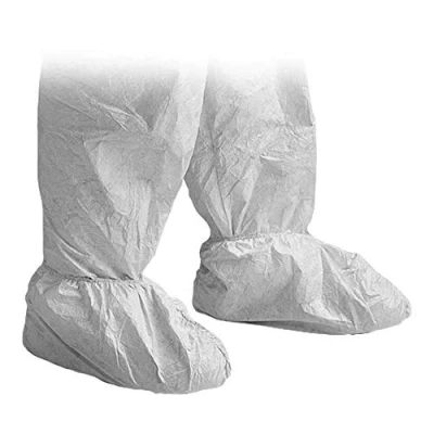 Abbildung von DuPont Modell POSA Überziehschuh mit rutschhemmender Sohle, Tyvek, Größe 42 46, Weiß (20er Pack)