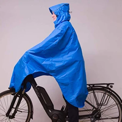 Abbildung von LOWLAND OUTDOOR® Fahrradregenponcho, Blau, One size