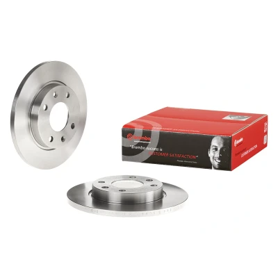 Abbildung von BREMBO 08.7351.14 Bremsscheibe 247 13 4 voll mit Schrauben PEUGEOT: 206 SW, CITROËN: Xsara Hatchback