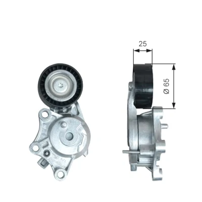 Abbildung von GATES T39378 Spannrolle FleetRunner Micro V Stretch Fit CITROËN: C4 II Hatchback