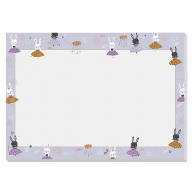 Abbildung von SIGEL HO920 Papier Schreibtischunterlage zum Abreißen, Ballerinas, DIN A3, 30 Blatt, Schreibunterlage für Kinder, Malblock
