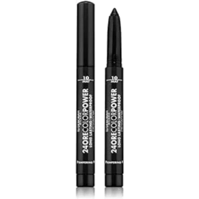 Abbildung von Deborah Milano Lidschatten Stick 24 Stunden Color Power Waterproof, Nr. 10 Mat Black, hoher Halt