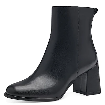 Abbildung von MARCO TOZZI Damen Stiefeletten mit Absatz Elegant, Schwarz (Black), 39