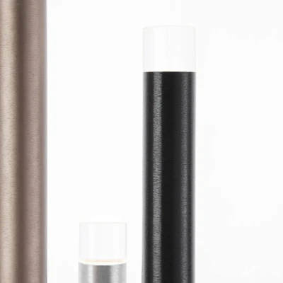 Abbildung von Brilliant Tischleuchte »Cembalo«, 3 flammig, Leuchtmittel LED Modul fest integriert, Tischlampe 3flg alu/schwarz/braun