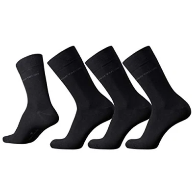 Abbildung von TOM TAILOR Herren Socke 3 er Pack 9003 / men basic socks pack, Gr. 39 42, Schwarz (black 610)