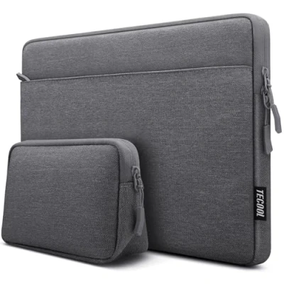 Abbildung von TECOOL 15,6 Zoll Laptop Hülle Tasche für 15 Acer ASUS Dell Lenovo Thinkpad HP Notebook Chromebook, MacBook Pro 16, 16&#039;&#039; Laptoptasche Schutzhülle, Dunkelgrau