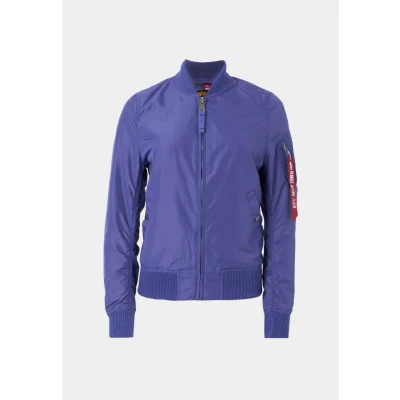 Abbildung von Alpha Industries Bomberjacke, Damen, Größe: Small, Night purple