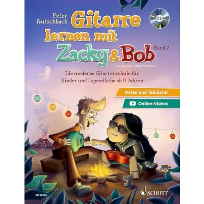 Abbildung von Gitarre lernen mit Zacky und Bob: Die moderne Gitarrenschule für Kinder Jugendliche ab 6 Jahren. Gitarre.