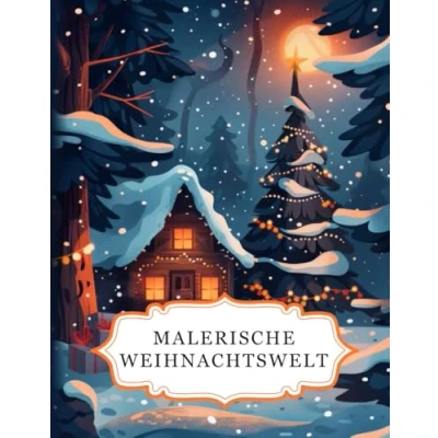 Abbildung von Malerische Weihnachtswelt: Ein Weihnachts Malbuch für Erwachsene mit 50 wunderschönen Motiven zum Ausmalen. Ideal zur Entspannung, Stressabbau und Förderung der Kreativität
