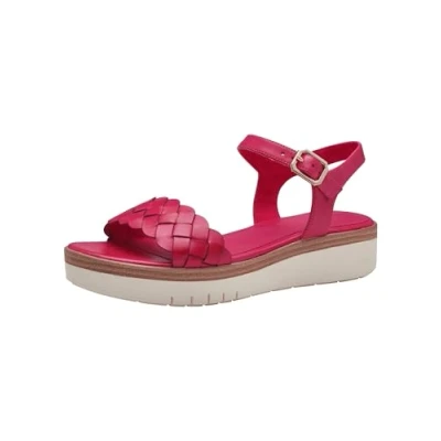 Abbildung von Tamaris Plateausandalette, Damen, Größe: 38, Fuxia Schuhe