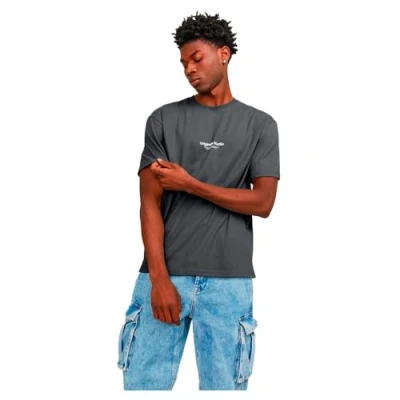 Abbildung von Jack &amp; Jones Jorvesterbro TEE Tshirt basic, Herren, Größe: XXL, Iron gate