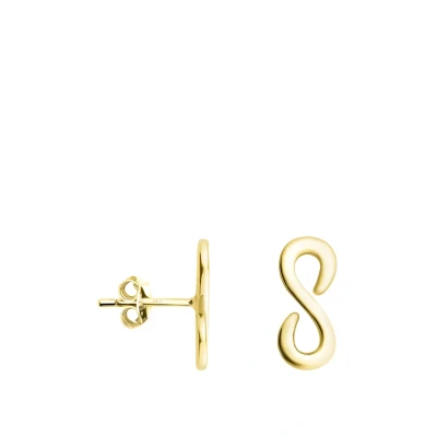 Abbildung von SOFIA MILANI Damen Ohrringe 925 Silber vergoldet/golden Unendlich Infinity Ohrstecker E1206