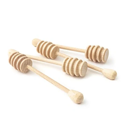 Abbildung von tuuli 4 Stück Honiglöffel Set aus Holz 15cm