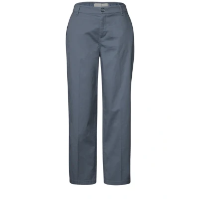 Abbildung von STREET ONE Damen A379076 Straight Leg Chino, Velvet Sky Blue, 34W / 28L EU