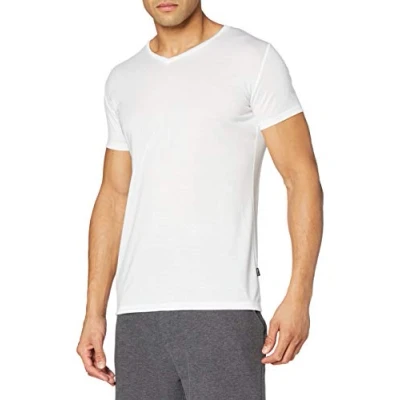 Abbildung von Trigema Herren V Shirt aus 100% Lyocell,Weiß,S