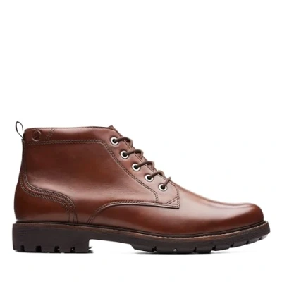 Abbildung von Clarks Batcombe MIX G Schnürstiefelette, Herren, Größe: 44.5, Dark tan lea Schuhe